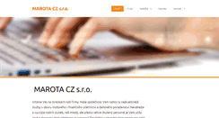 Desktop Screenshot of marota.cz